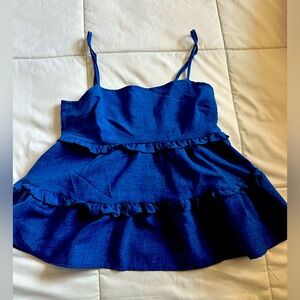 Glam - NWT - Small Blue Top